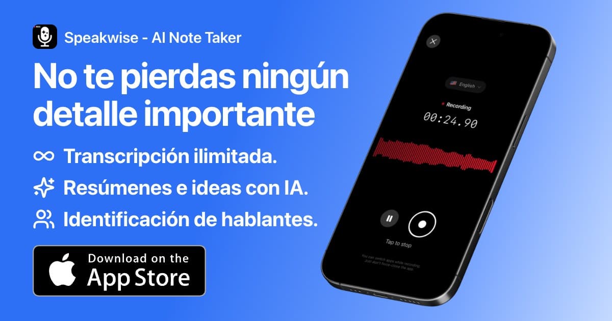 Mejor App de Notas de Voz para Creadores de Contenido (2026)