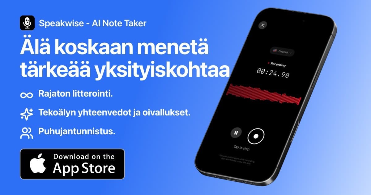 Paras AI-sovellus ideoiden taltiointiin äänellä vuonna 2026