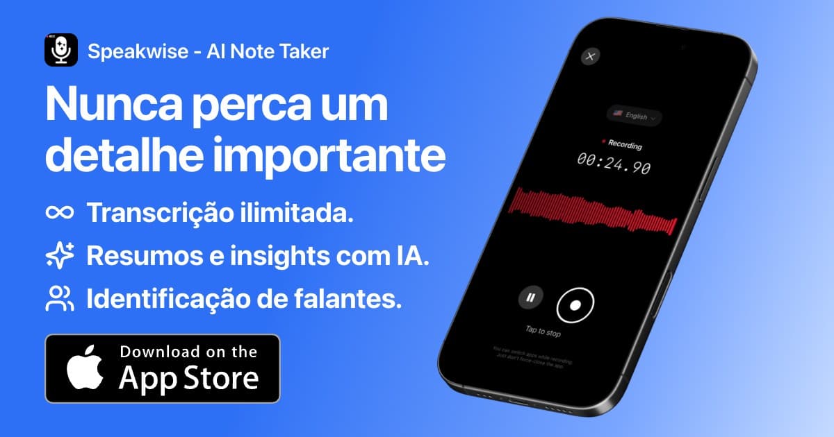 Melhor App de Notas em Voz para Criadores de Conteúdo (2026)