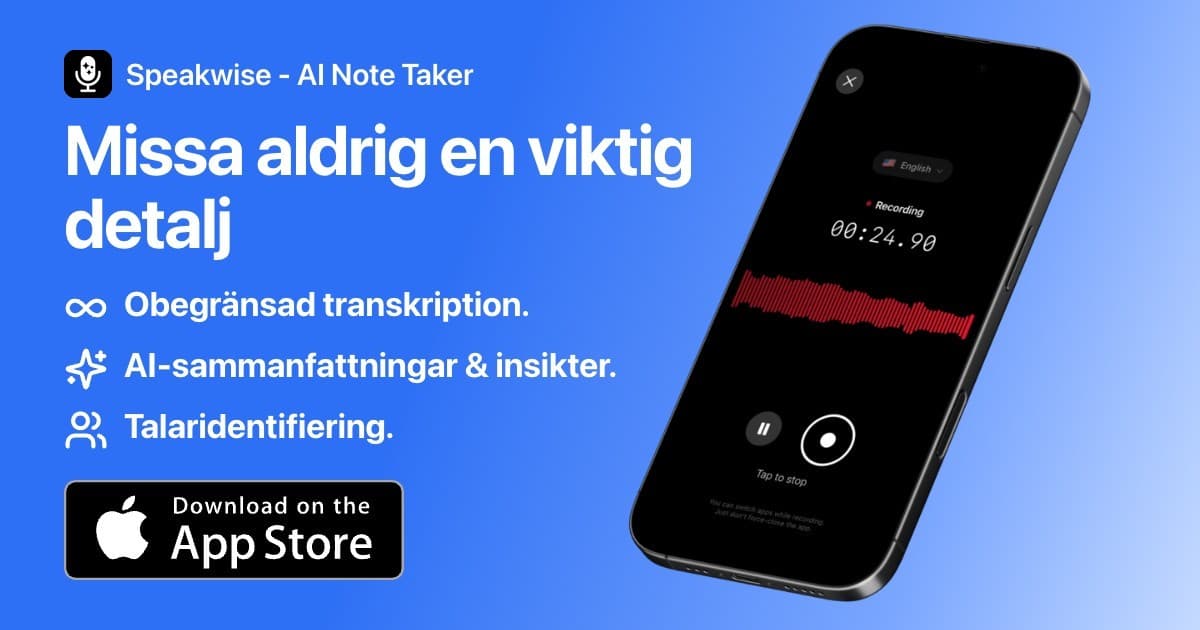 Bästa antecknings-iPhone-appen med röstinspelning 2026